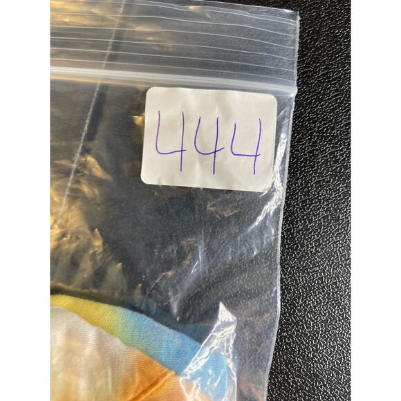 Young Fabulous & Broke Button Front Crop Top Womens S Rainbow Tie Dye Hi Low - Picture 11 of 12